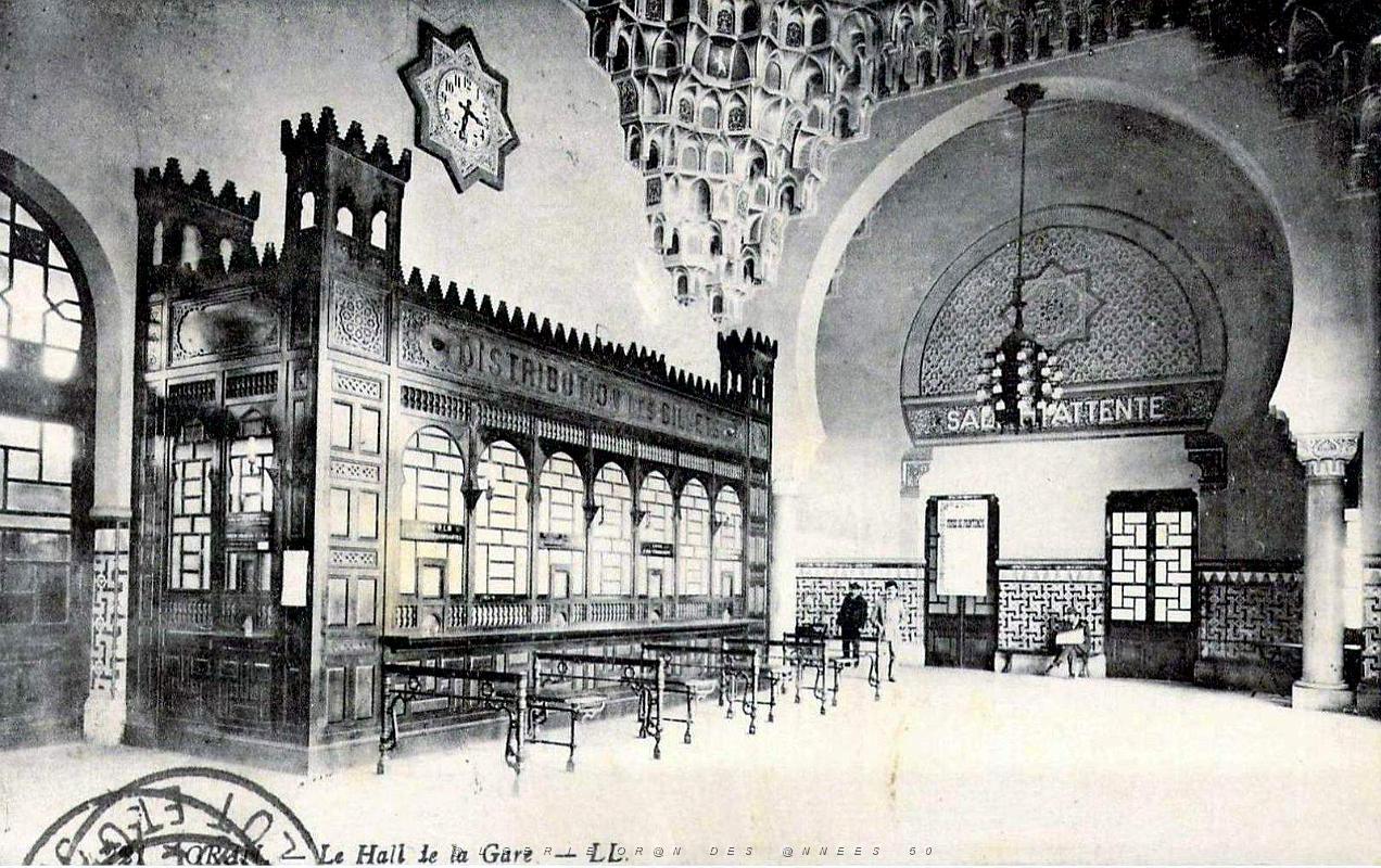 Oran - Gare - Hall - 1916.jpg